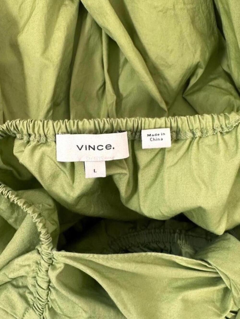 Vince Green Halter Midi Dress with Tie Back – Size L Summer Festival Party - Picture 7 of 8